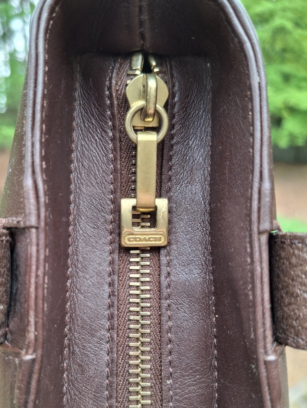 Vintage 1998 Coach Bridle Collection Brown Calfskin Leather Satchel #6707 - Picture 8 of 12